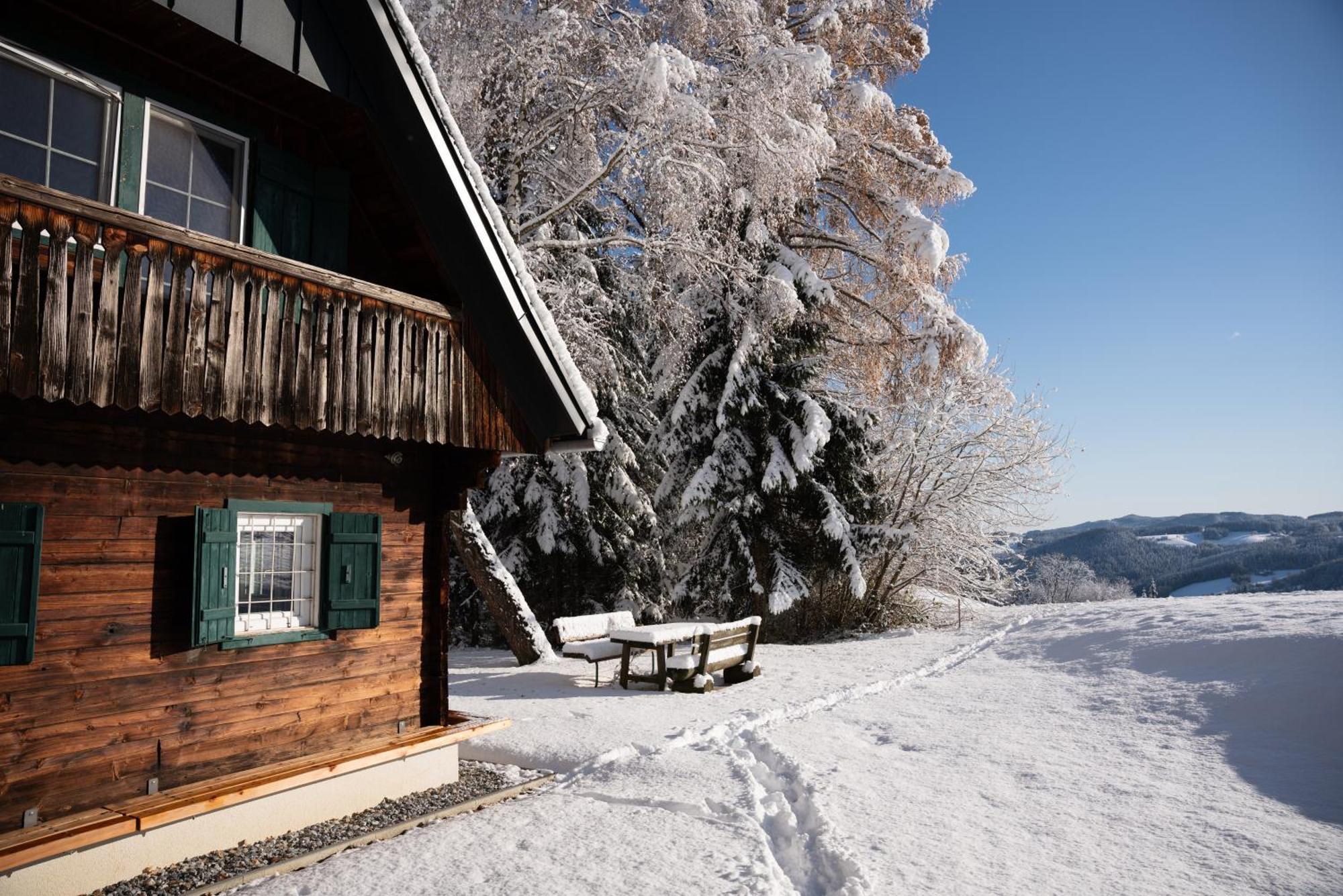 Gregor'S Ferienhaus Im Wald Villa Edelschrott Esterno foto